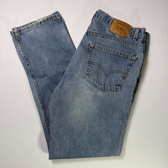 Levi's Other - Levi's 505 Vintage Men's Jeans 40x34 Regular Fit Straight Leg Medium Wash